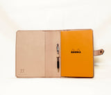 Leather Notebook Cover - Stone