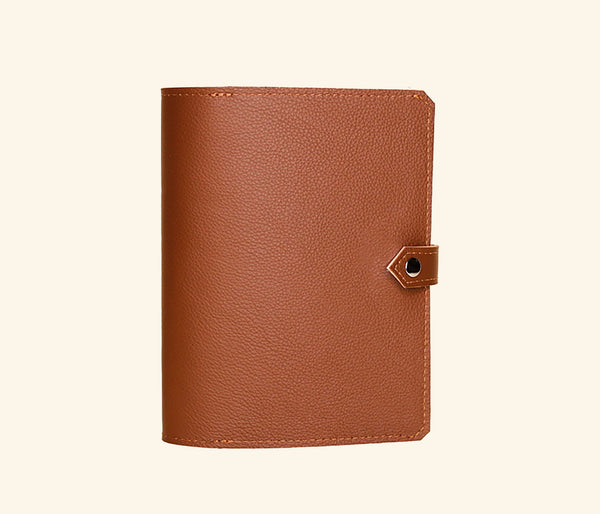 Leather Notebook Cover - Brown