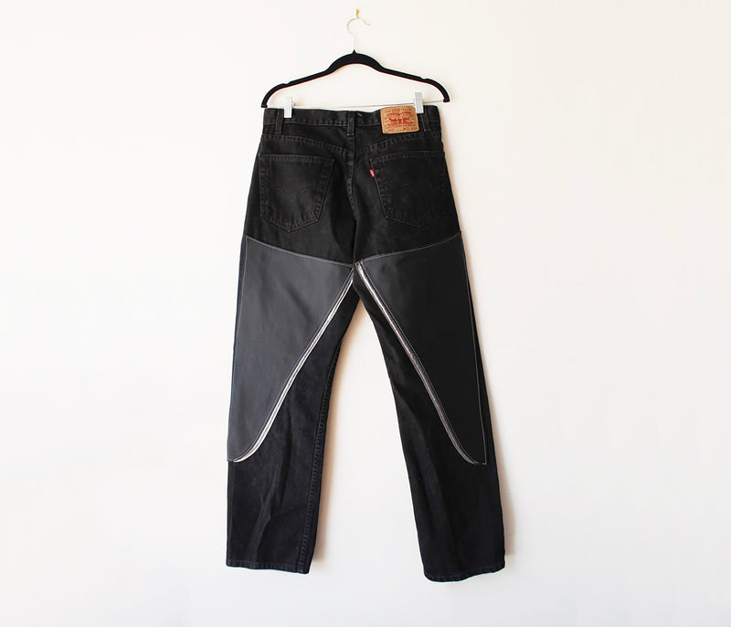 Chappy Pant - Black & Silver