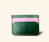 Cardholder Slim - Green & Purple