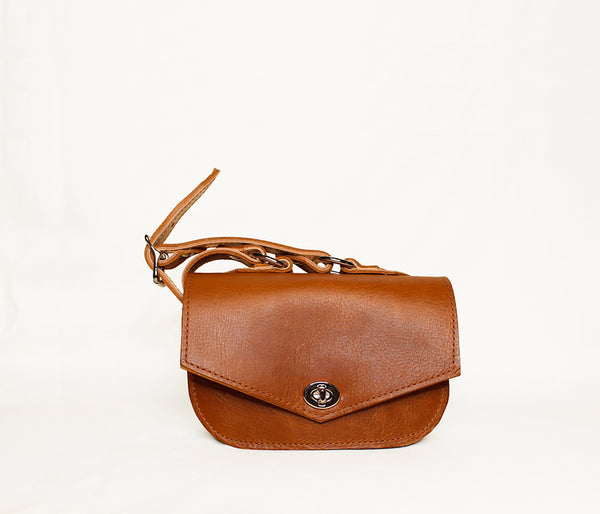 Marie Satchel Mini - Cognac