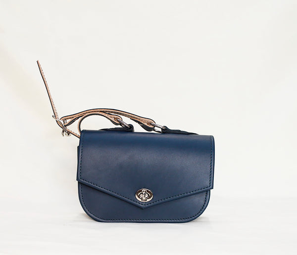 Marie Satchel Mini - Ocean Blue