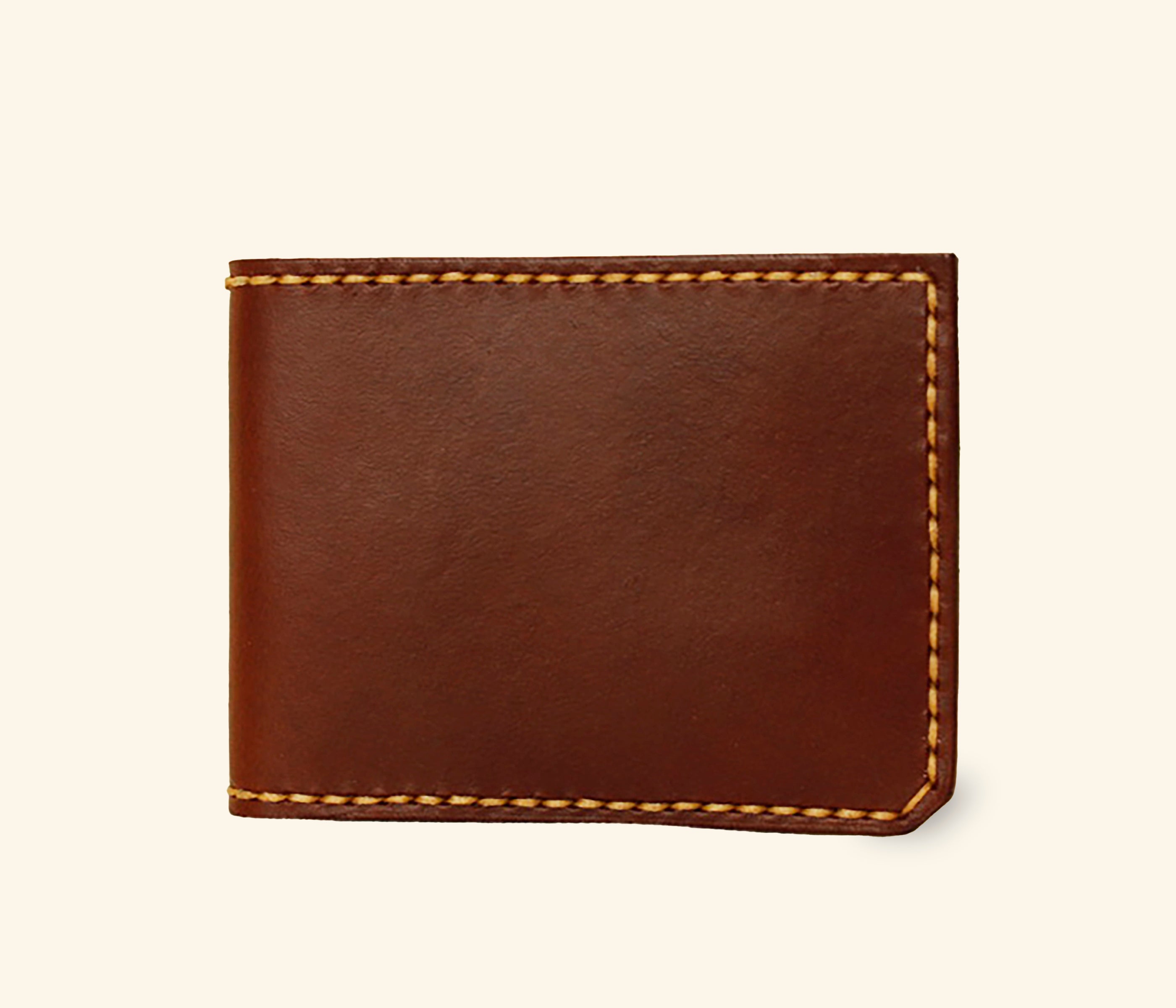 Brown Leather Bifold Wallet – Handmade Men’s Billfold | Ian James