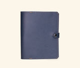 Leather Notebook Cover - Navy